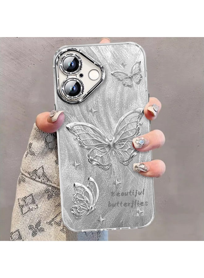 Jiang Ming Jiangming Iphone 17 Case, Iphone 17 Protective Cover, Premium Feel, Full Protection, Shockproof, Trendy, Luxurious, Creative, Butterfly Design With Bracelet For Men And Women, Feather Shell - Image 5