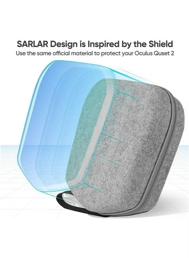 Rock Pow Oculus Quest 2 Carrying Case for Travel and Home - Image 3
