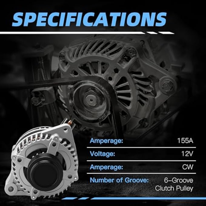 HLBTK 31100-5J6-A51 Alternators Fits for Honda Pilot - Image 4