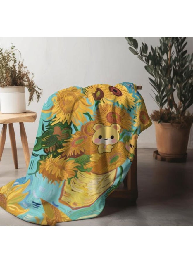 عام بطانية رقيقة من الفانيلا (حرارة ومريحة، ومناسبة للنوم واستخدام اللعبة والغبار والرمل) 150 سم * 200 سم - 88 - Image 1