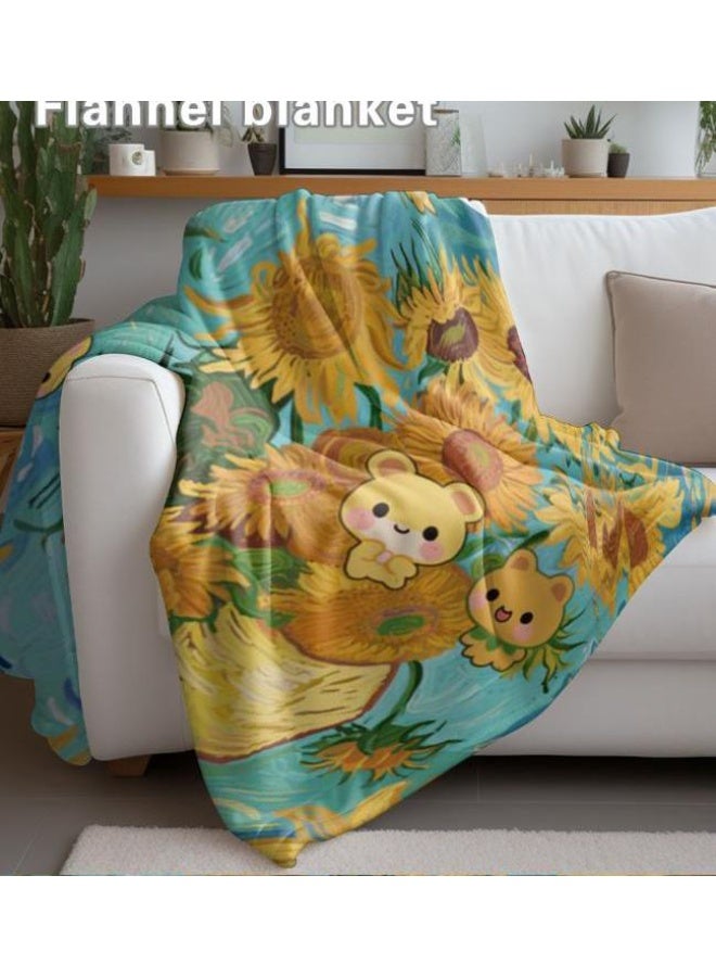 عام بطانية رقيقة من الفانيلا (حرارة ومريحة، ومناسبة للنوم واستخدام اللعبة والغبار والرمل) 150 سم * 200 سم - 88 - Image 4