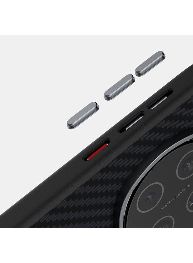 S-TOP Case For Honor Magic7 Pro ABEEL C Carbon Fiber Series 6D Micro Relief MagSafe Phone Case - Image 4