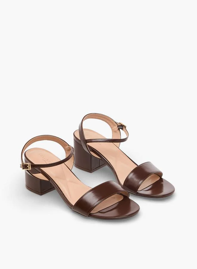 Celeste Women Block Heel Ankle Strap Sandals