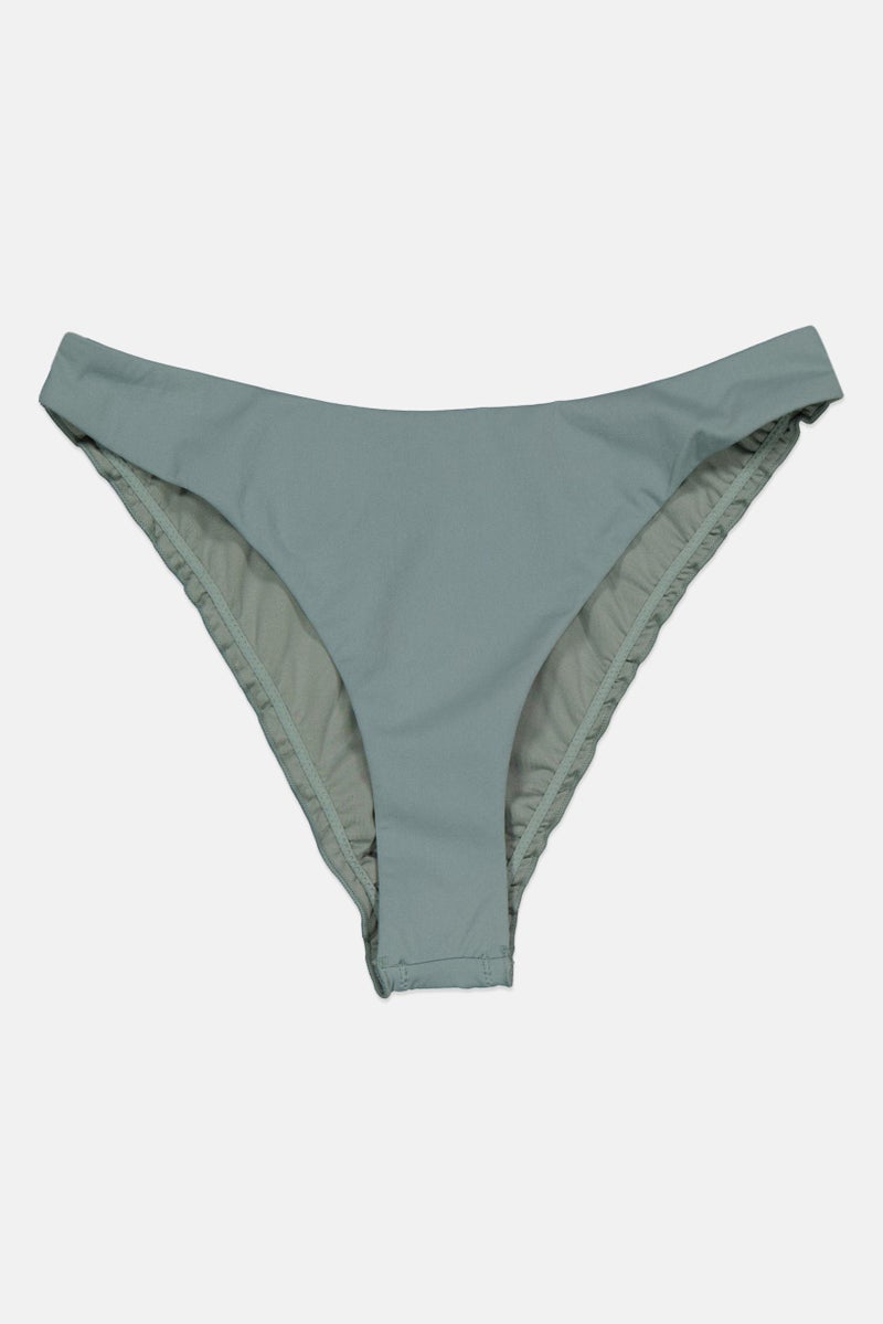 oysho بيكيني سفلي نسائي سادة، أخضر - Image 1