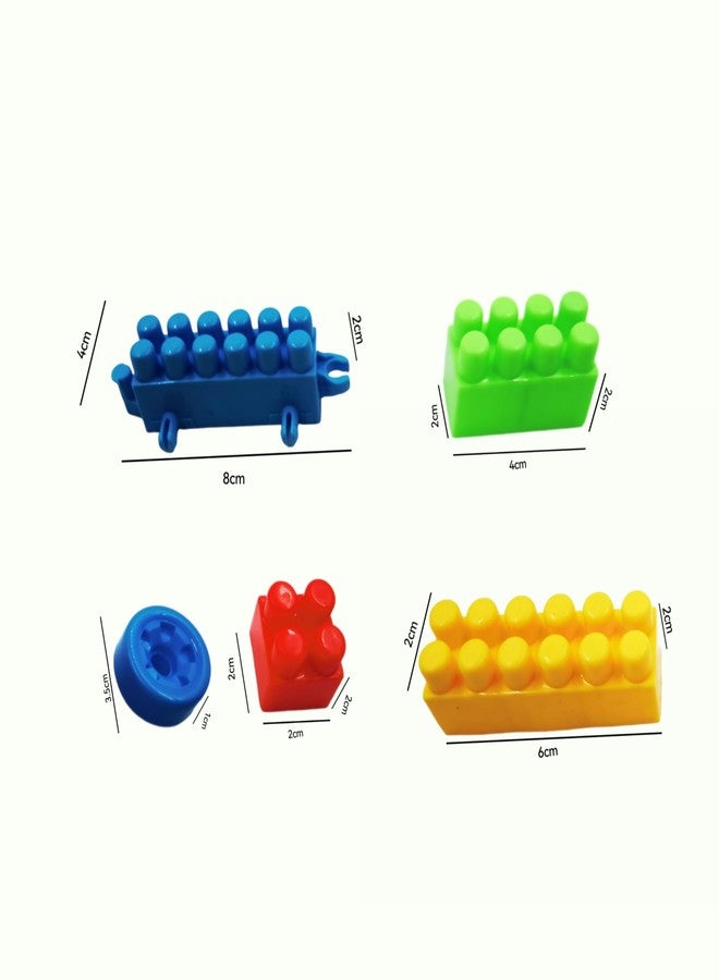 FAIBHI Building Block Set with Storage Container. Entertaining|Educational & Innovative Learning Toy for Kids| Puzzle Shape Assembly | Colorful Toy Set for Children of +3 Years. (Medium Block_250 pcs) - Image 5