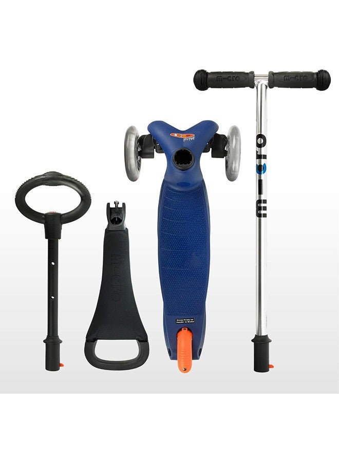 Micro سكوترات ميكرو - ميني كلاسيك 3 في 1 أزرق | سكوتر للأطفال | سكوتر للأطفال | سكوتر بعجلات LED | سكوتر للأطفال من 3-5 سنوات - Image 5