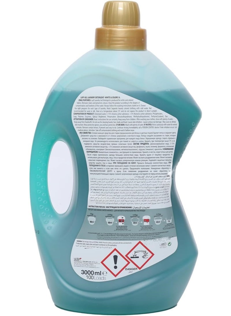 LAYF Laundry Detergent Gel White & Colors 3 Litres - Image 2