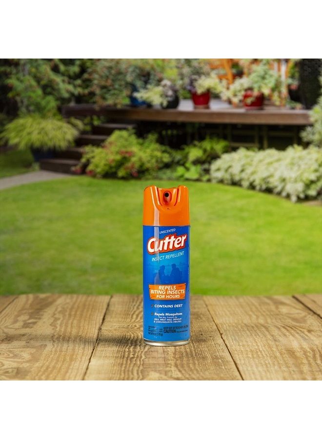 Cutter Unscented Cutter Insect Repellent, Aerosol, 6-Ounce, Clear - Image 4