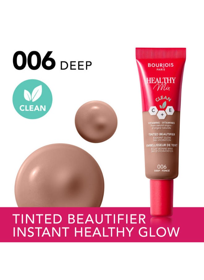 BOURJOIS PARIS - Bourjois Healthy Mix Tinted Beautifier – 006 – Deep, 30ml - Image 1