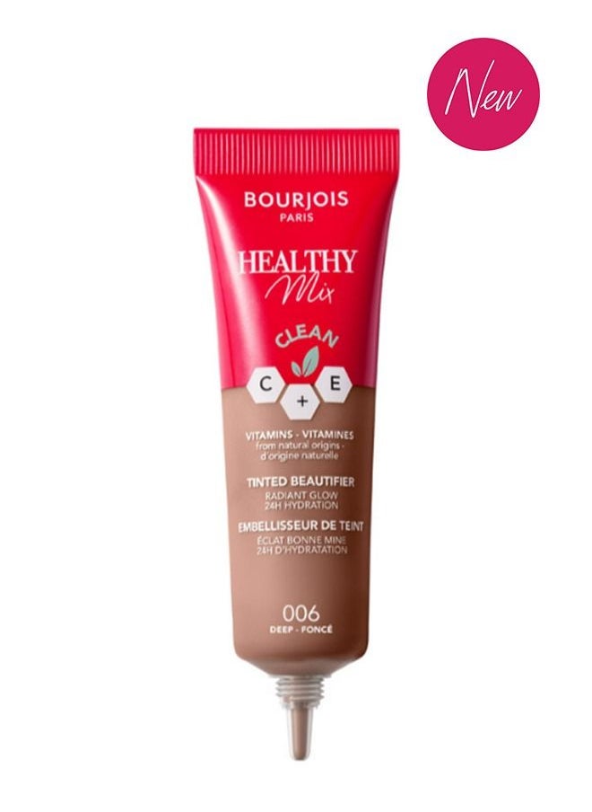 BOURJOIS PARIS - Bourjois Healthy Mix Tinted Beautifier – 006 – Deep, 30ml - Image 1