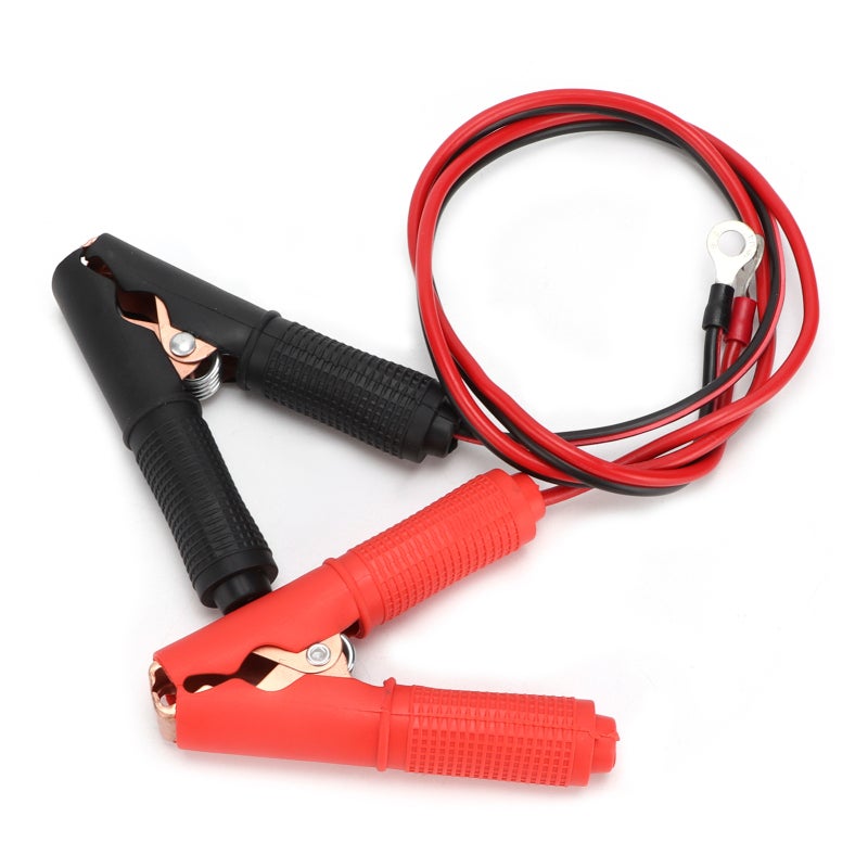 30A Battery Clamp Cable 12-24V Premium Metal Clips - Corrosion Resistant Battery Clip Cable with Anti-Aging Rubber for Inverter Audio Equipment - Image 1