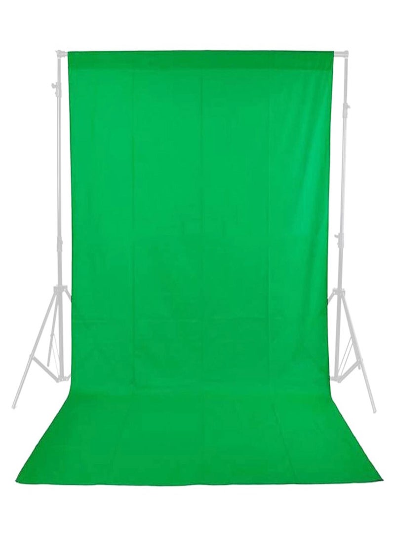 1.6 x 3M / 5 x 10FT Photography Studio Non-woven Backdrop Background Screen 3 Colors for Option Black White Green  - Image 1