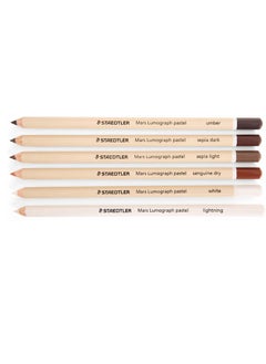 STAEDTLER 6-Piece Lumograph Pencils Pastel Colours  - Image 2