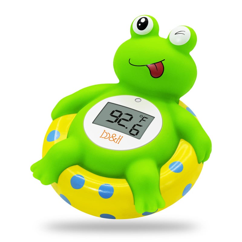 bh Baby Bath Room Thermometer Easy to Read Display BPAFree Fahrenheit or Celsius Digital Water Temperature Thermometer Floating Bathing Toy Shower Gift for Infant Newborn