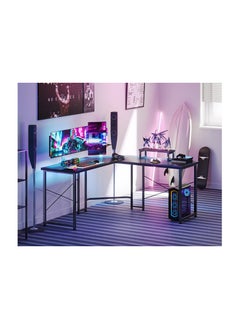 ACPLAY L-Shaped Gaming Desk With Monitor Stand - Computer Desk For Home Office, Corner Desk Table, Sturdy Writing Workstation 50.4X18.9X29.9 Cm  - Image 2