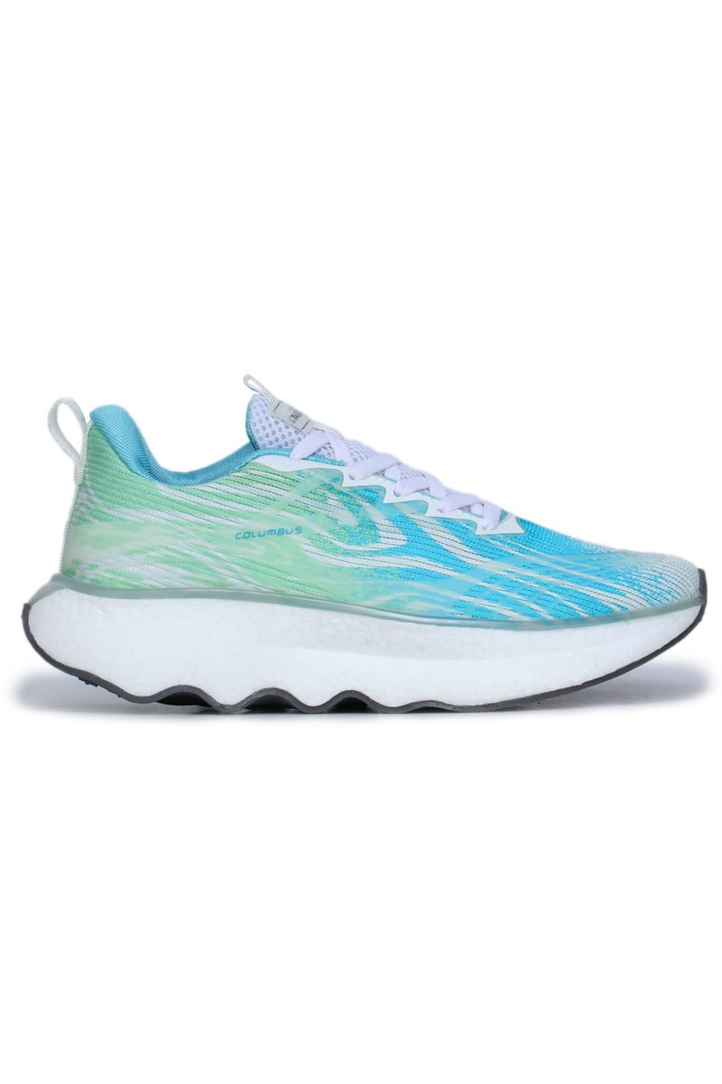 Columbus Viper Sports Shoes - Running Shoes|Walking Shoes| Training & Gym Shoe | Outdoors Shoe for Men (Aqua & Green), UK 8 - Image 3