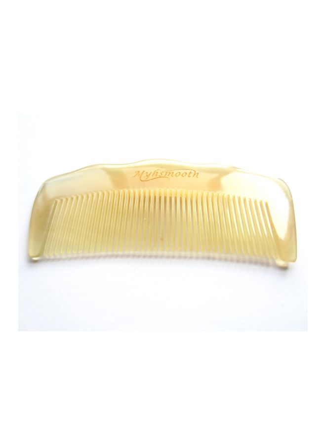 NIBEMINENT Wide Tooth Hair Comb Beige - Image 3