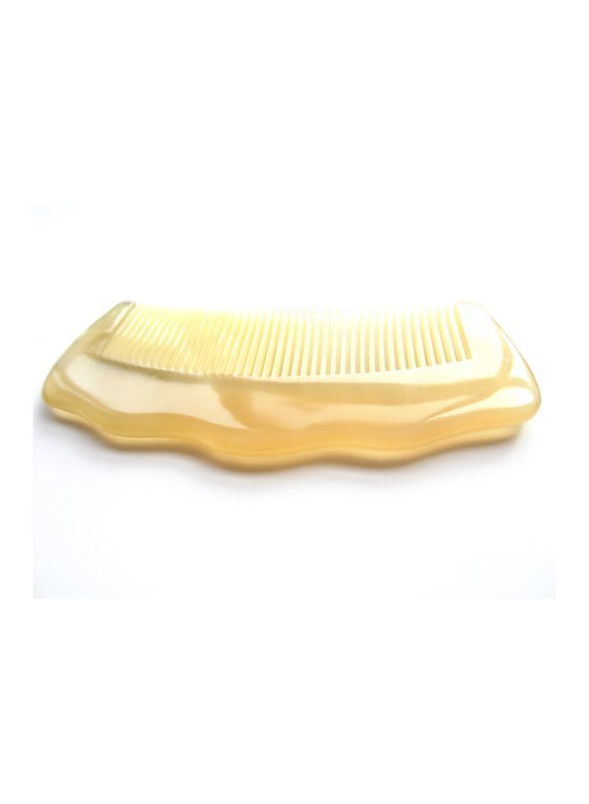 NIBEMINENT Wide Tooth Hair Comb Beige - Image 2