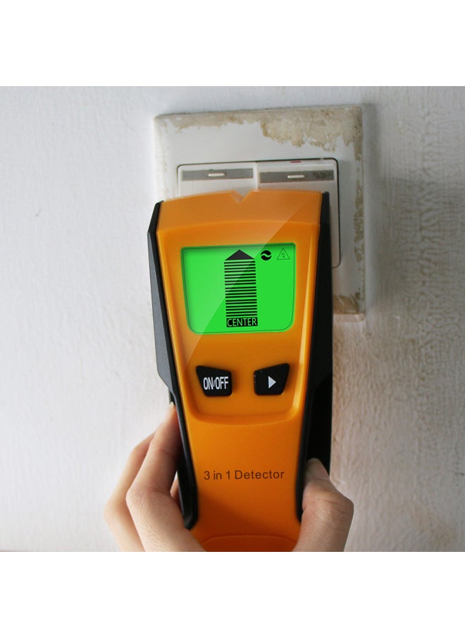 Generic - Three-in-one Wall Detector Wall Metal Detector Current Cable With Metal Detection Function-Model:9v Battery 1 - Image 1