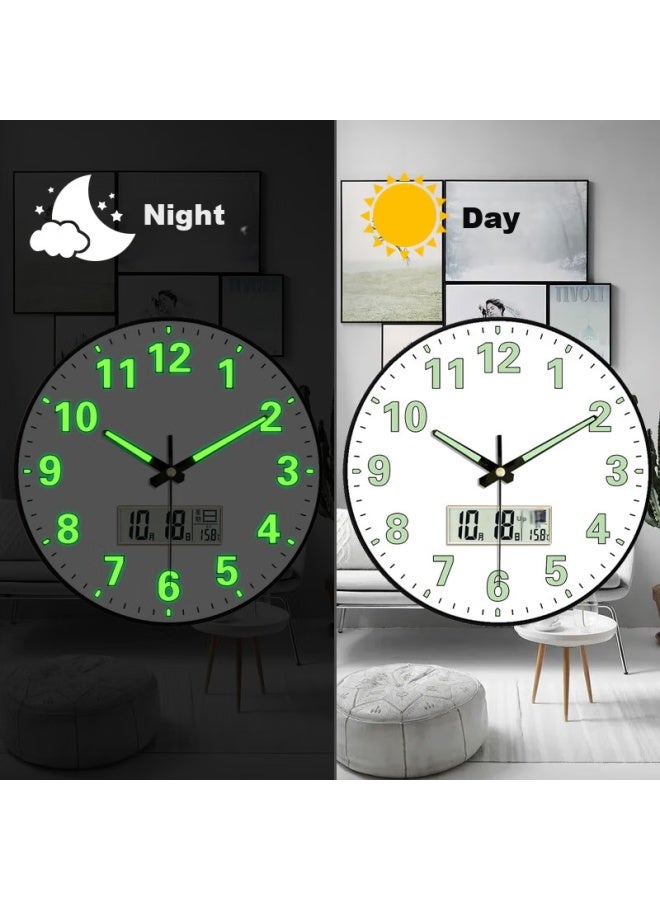 Peng Chuang Pengchuang Luminous Wall Clock Creative Clock Living Room Quartz Clock Home Clock Light Luxury Modern Wall Clock Hanging Table Hanging Wall - Image 5