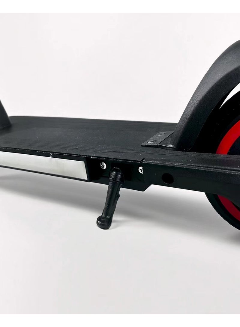 Bebi سكوتر خفيف الوزن وقابل للطي بقوة 24 فولت 2.5 أمبير، مزود بمعدات واقية، مناسب للأطفال من عمر 5 سنوات فما فوق، مثالي للمدرسة والحرم الجامعي وركوب الحديقة، أسود - Image 4