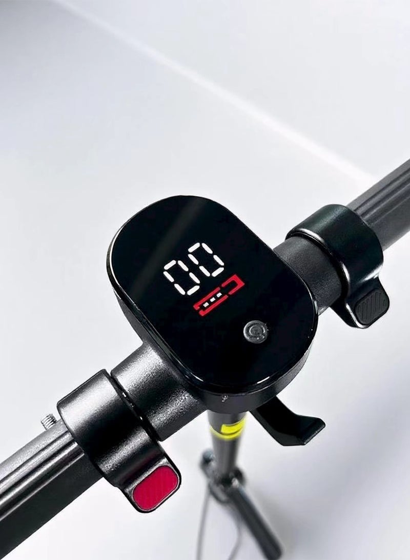 Bebi سكوتر خفيف الوزن وقابل للطي بقوة 24 فولت 2.5 أمبير، مزود بمعدات واقية، مناسب للأطفال من عمر 5 سنوات فما فوق، مثالي للمدرسة والحرم الجامعي وركوب الحديقة، أسود - Image 5