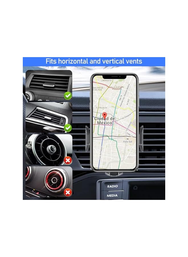 S-TOP Car Phone Holder Mobile Mount - Handsfree Driving Cellphone Stand, Smartphone Support on Dashboard, Windshield, Vent and More, Automobile Cradle - Image 4