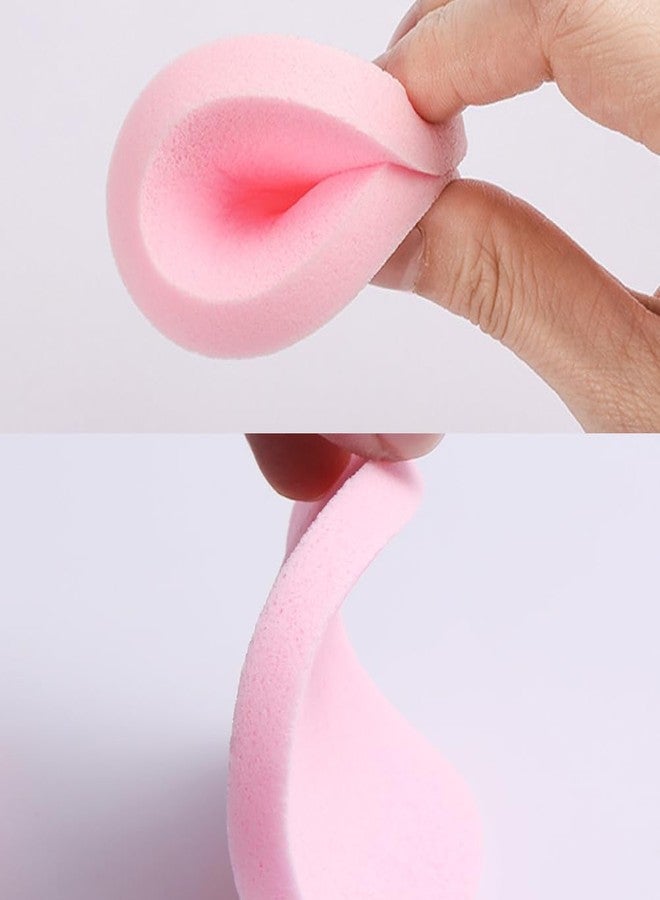 FITINI Facial Sponge Compressed Makeup Remover 120 Count Wash Pads Round Soft Face Cleansing Sponges for Woman Exfoliating Mask,Makeup Removal,Spa Cleaning,Pink - Image 3