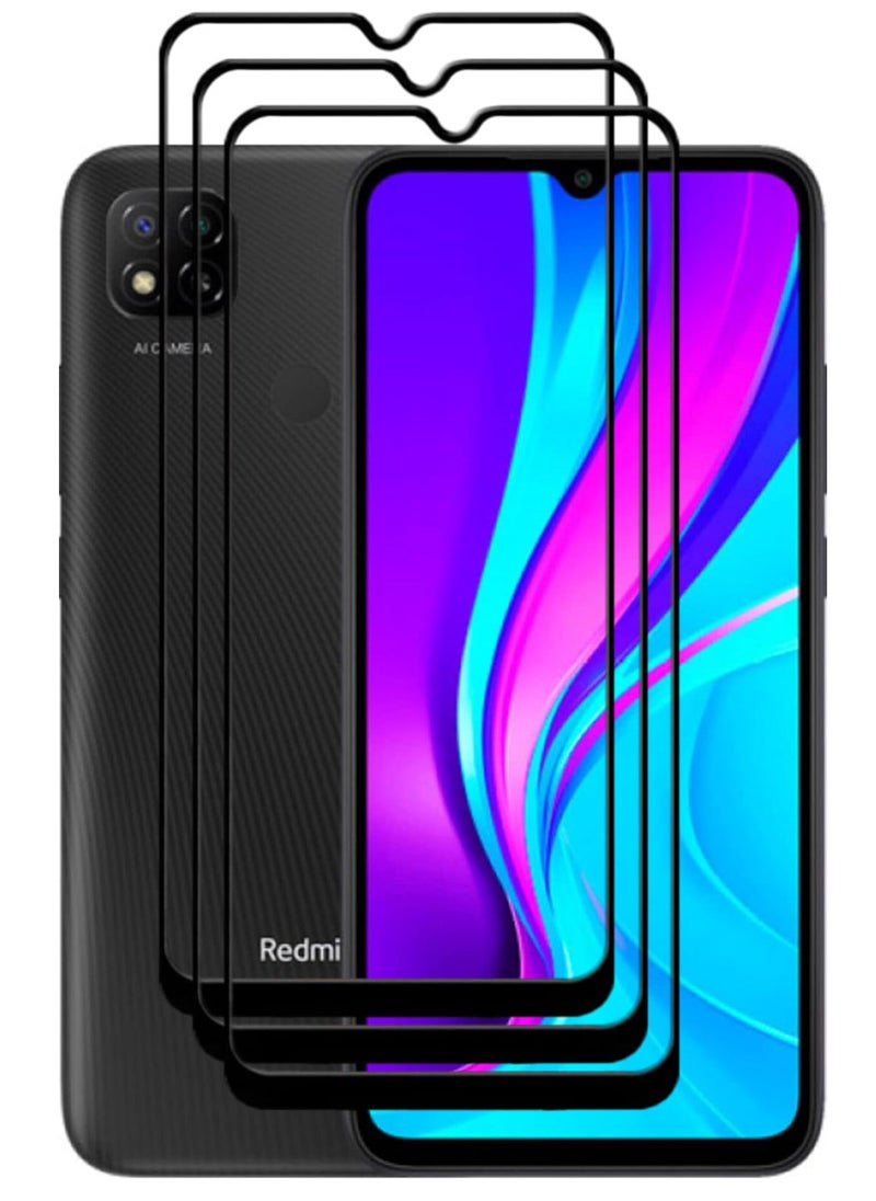 ACLIX 3 Pieces Antistatic ESD Dustproof Premium Quality High Definition Tempered Glass Screen Protector Designed For Xiaomi Redmi 9C - Image 1