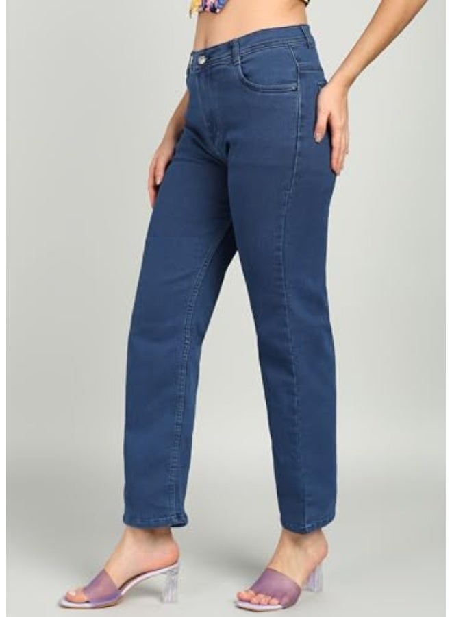 Nifty Women's Denim Stretchable Straight Fit Jeans - Image 3