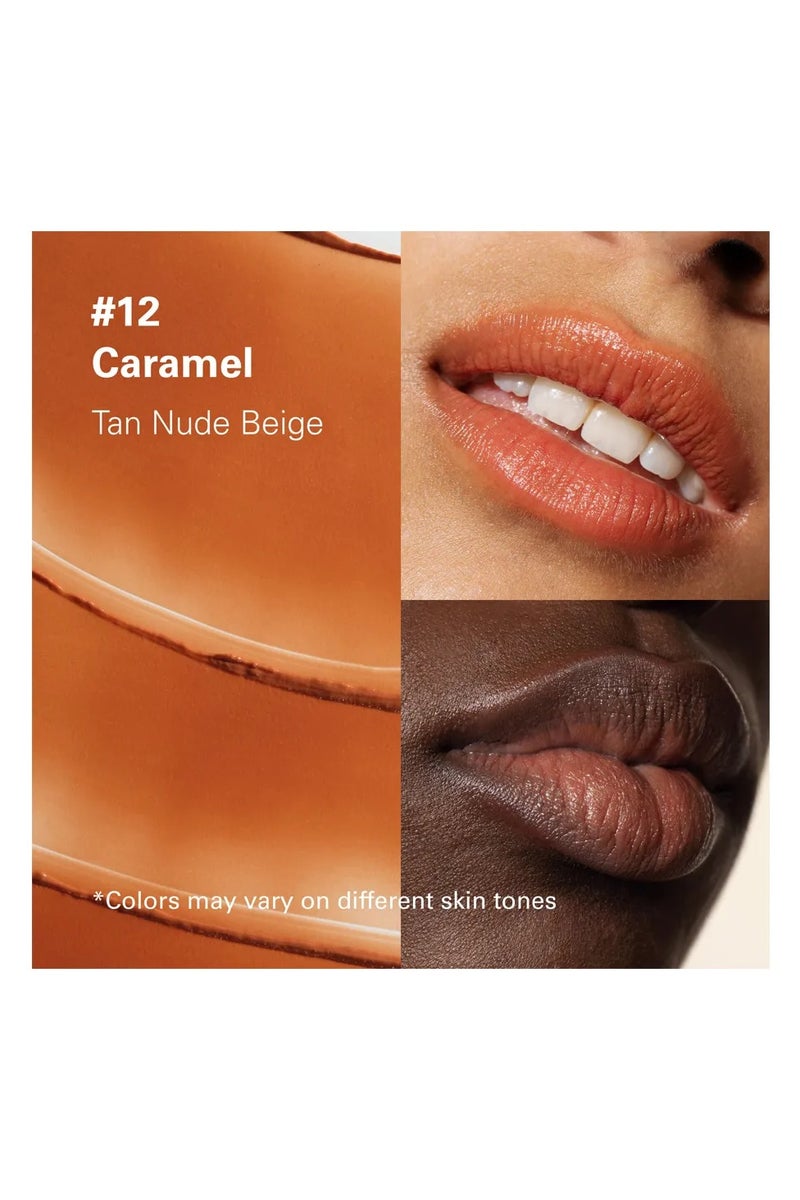 Melixir Vegan Lip Butter Long-Lasting Moisturization #12 Caramel 3.9g - Image 3