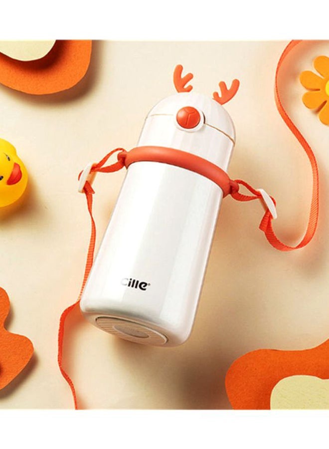 NIBEMINENT Kindergarten Portable Straw Bottle White - Image 5