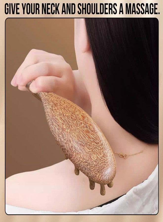 CYUXING 2Pcs Loc Brush for Dreads, Golden Sandalwood Lock Brush with Wide Teeth for Scalp Massage, Gentle Detangling on Hair, Comfort Grip Handle for Fatigue Relief - Image 4