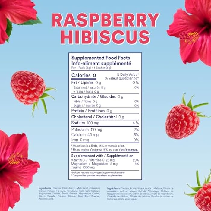 Cira Hydration Stick Packs - Raspberry Hibiscus - 20 Servings - Image 5