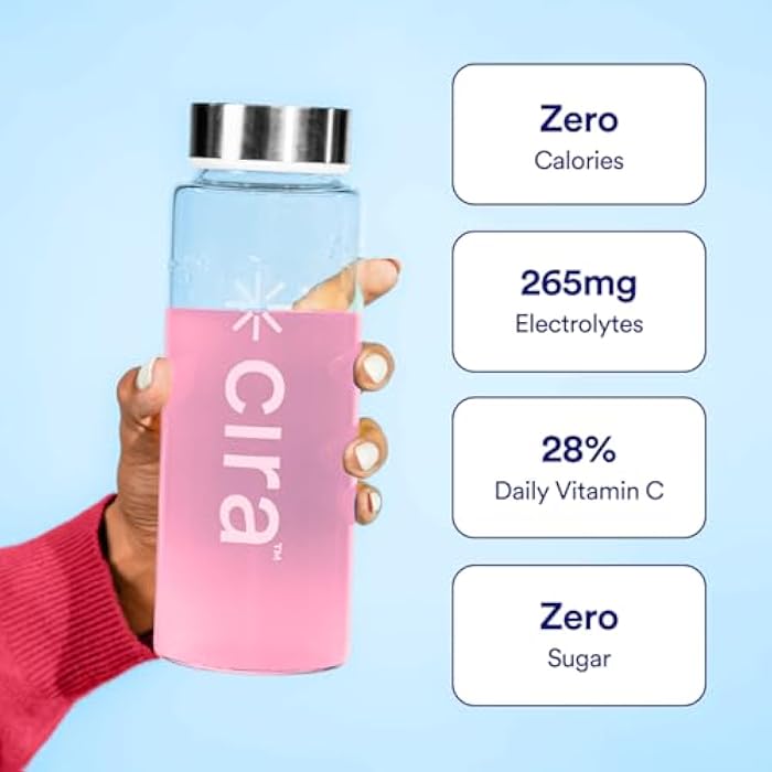 Cira Hydration Stick Packs - Raspberry Hibiscus - 20 Servings - Image 3