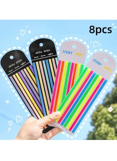 1280Pcs Transparent Highlighter Tape Set Removable Sticky Tabs For Annotating Books Long Strips Page Markers
