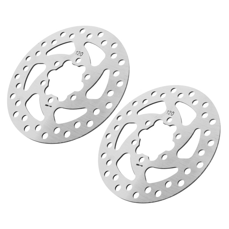 120mm Bike Disc Brake Rotors Mountain Bike Replacement Disc Brake Set with Screws - Image 3