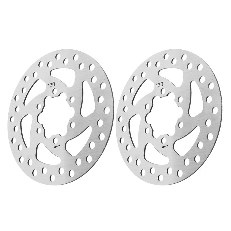 120mm Bike Disc Brake Rotors Mountain Bike Replacement Disc Brake Set with Screws - Image 5