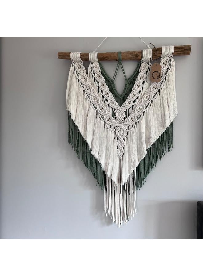 انتيكيانو مكرمية معلقة على الحائط، على الطراز البوهيمي - Image 1