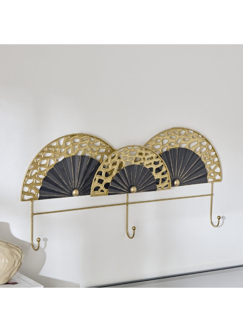 Home Box Sonet Metal Wall Art With Hooks 61 x 28 x 5 cm  - Image 1