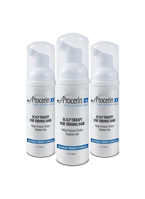 Hair Loss Foam (No Minoxidil) - Maximum Strength DHT Blocking Formula - Clinically Proven to Combat Baldness & Receding Hairline
