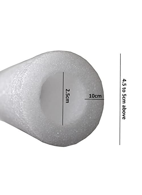 Marshland Marshland Foam Tube for Pool Home Decoration Art Craft Insulation DIY Projects Swim Noodles Cover Pipes and Tubes 30mm Inner Hole 20mm Outer 15Meter Foam Tube  - Image 2