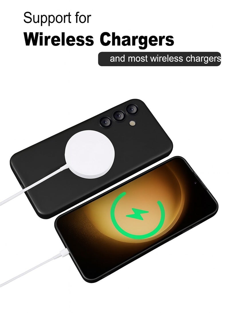 جراب Samsung Galaxy S25 Plus - سيليكون سائل مقاوم للصدمات، غطاء خلفي ناعم، حماية أنيقة ومتينة - Image 4