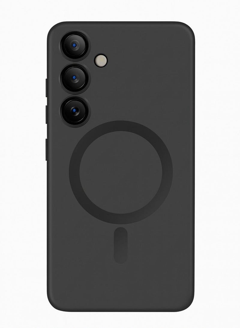 جراب Samsung Galaxy S25 Plus - سيليكون سائل مقاوم للصدمات، غطاء خلفي ناعم، حماية أنيقة ومتينة - Image 3