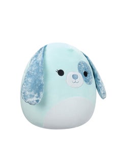 Squishmallows 12 inch Medium Plush Light Aqua Velvet Dog with Aqua Ears and Eye Patch Officially Licensed Kellytoy Plush Toy Colorful Soft Gift for Kids Girls & Boys Washable Squishy Stuff Toy Multicolor All Age  - Image 2