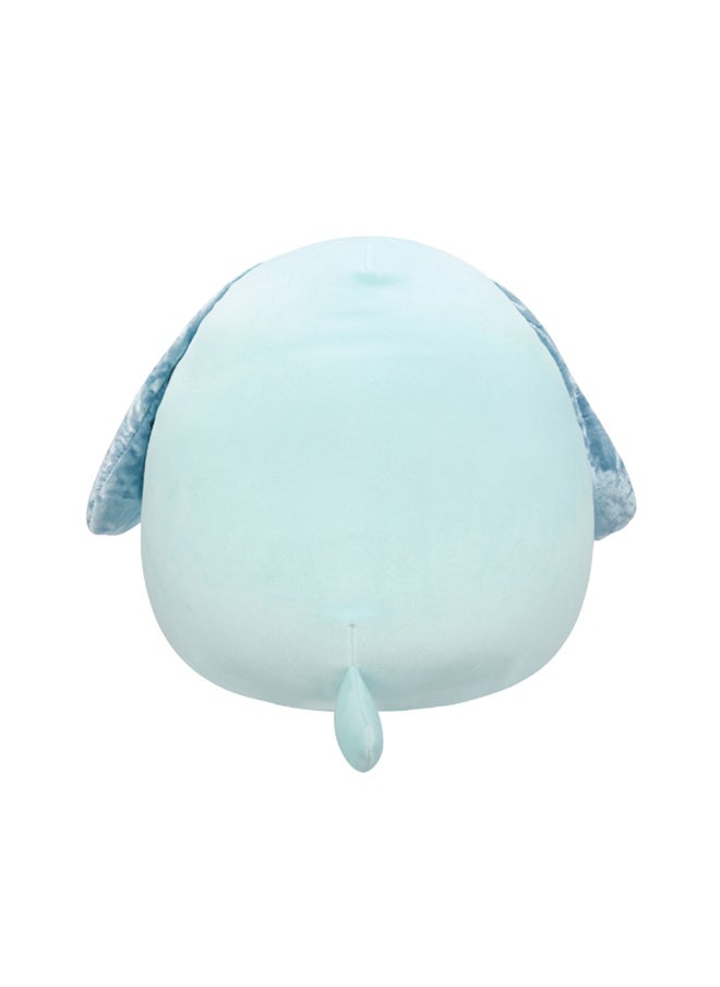 Squishmallows 12 inch Medium Plush Light Aqua Velvet Dog with Aqua Ears and Eye Patch Officially Licensed Kellytoy Plush Toy Colorful Soft Gift for Kids Girls & Boys Washable Squishy Stuff Toy Multicolor All Age  - Image 4