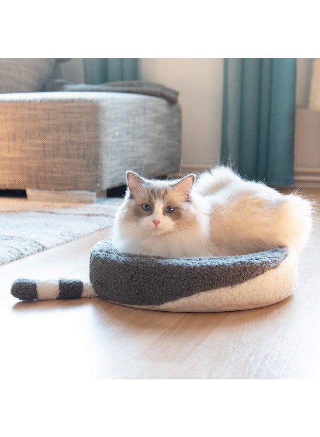 Navaris Round Cat Scratcher Pads (Pack Of 2)  13 3/8" Diameter X 1 3/8" High (34 Cm X 3.5 Cm)  Refills For Navaris Cardboard Cat Scratcher Bed 52414 - Image 2