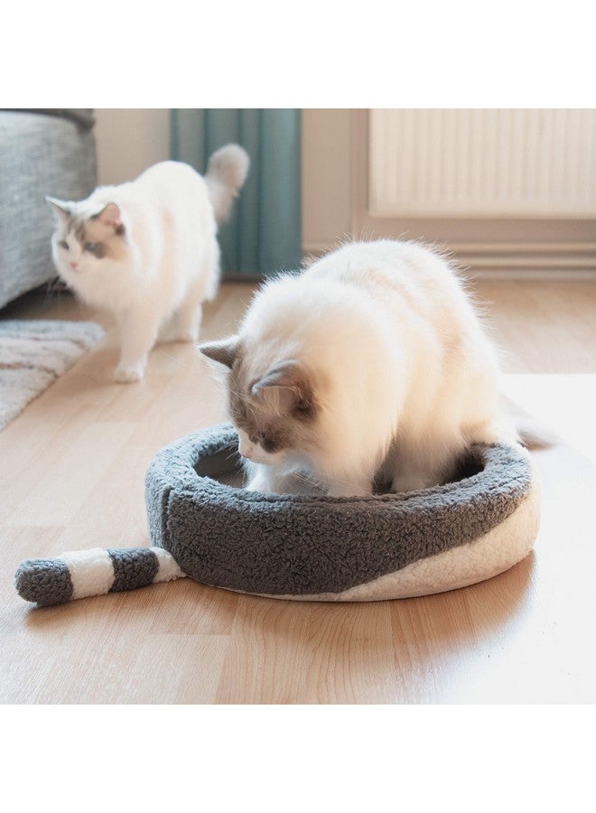 Navaris Round Cat Scratcher Pads (Pack Of 2)  13 3/8" Diameter X 1 3/8" High (34 Cm X 3.5 Cm)  Refills For Navaris Cardboard Cat Scratcher Bed 52414 - Image 5