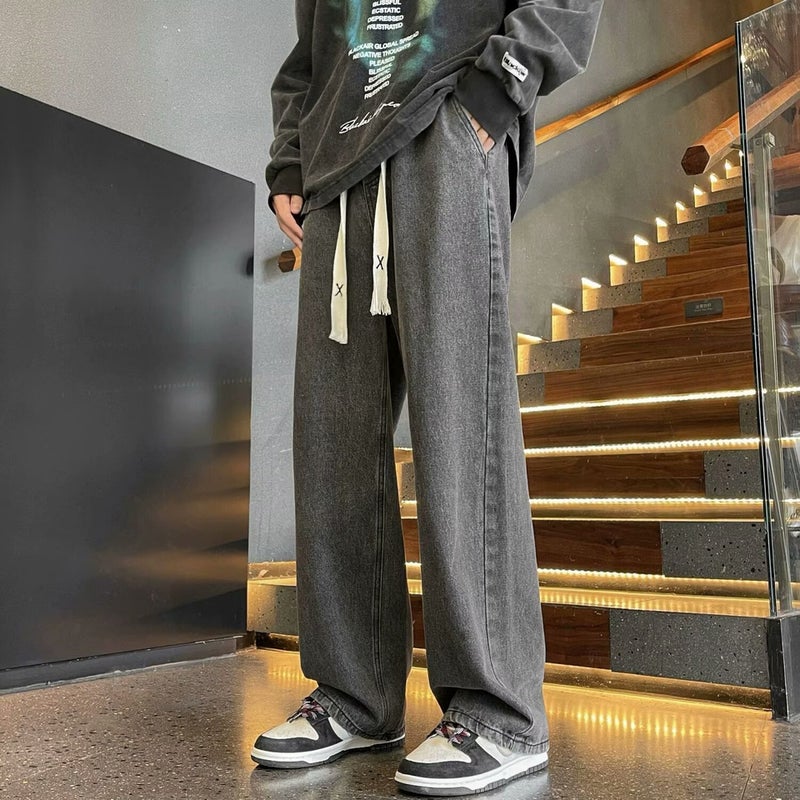 Unisex Casual Daily Denim Jeans - Image 1