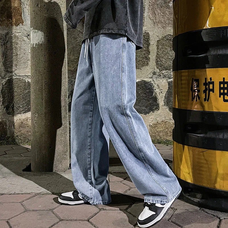 Unisex Casual Daily Denim Jeans - Image 3